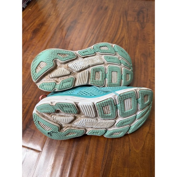 Hoka One One Bondi 7 Aquarelle Blue Athletic Running Shoes Women's 6 US - Picture 7 of 8